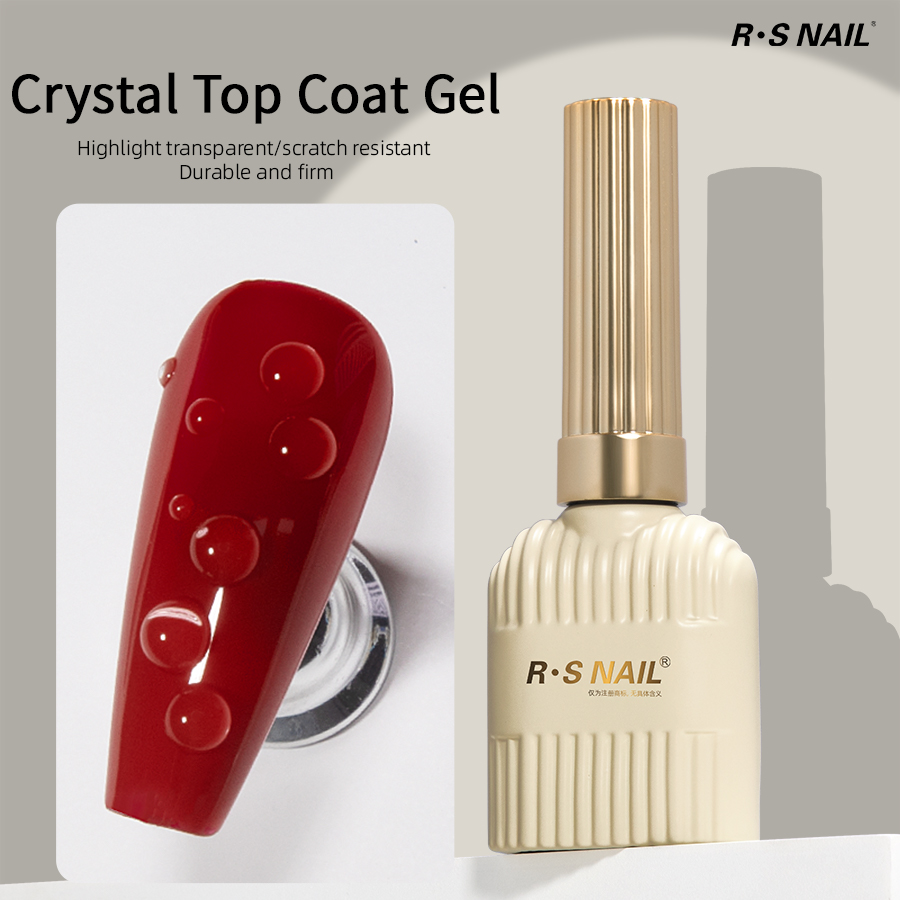 Gel Top Coat - RS 네일 크리스탈 탑 코트 롱래스팅