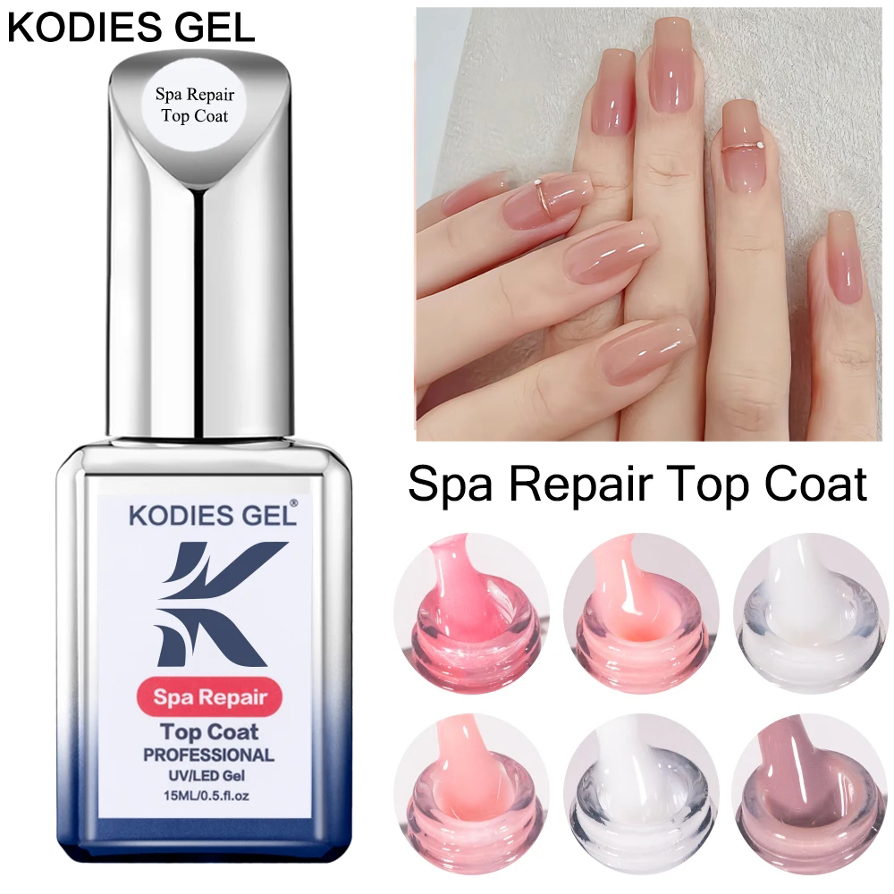 KODIES 젤 밀키 화이트 탑 코트 UV 젤 매니큐어 - Gel Top Coat 리뷰 및 가격