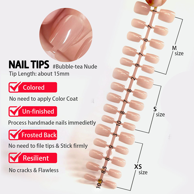 그라디언트 가짜 손톱, 프렌치 블러시 누드 네일, 방수 - Nail Art Xs 리뷰 및 가격