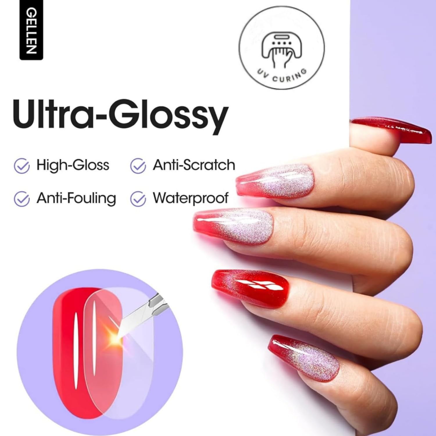 젤렌 네일 젤 탑코트 18ML 대용량 울트라 글로스 고 - Gel Top Coat 리뷰 및 가격
