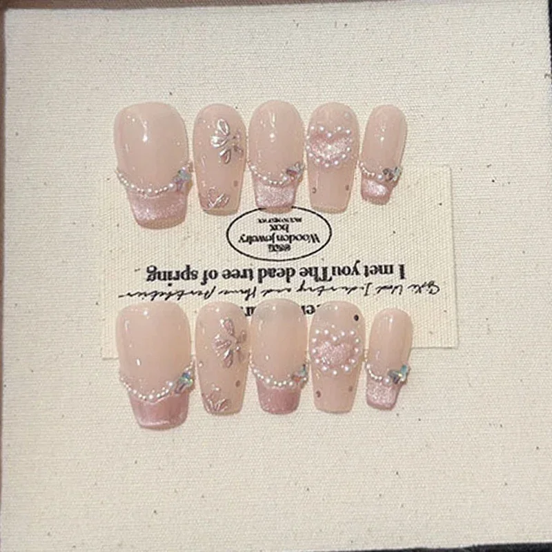 귀여운 수제 고양이 눈 파우더 핑크 러브 펄 아트, 탈 - Nail Art Cat Eye 리뷰 및 가격