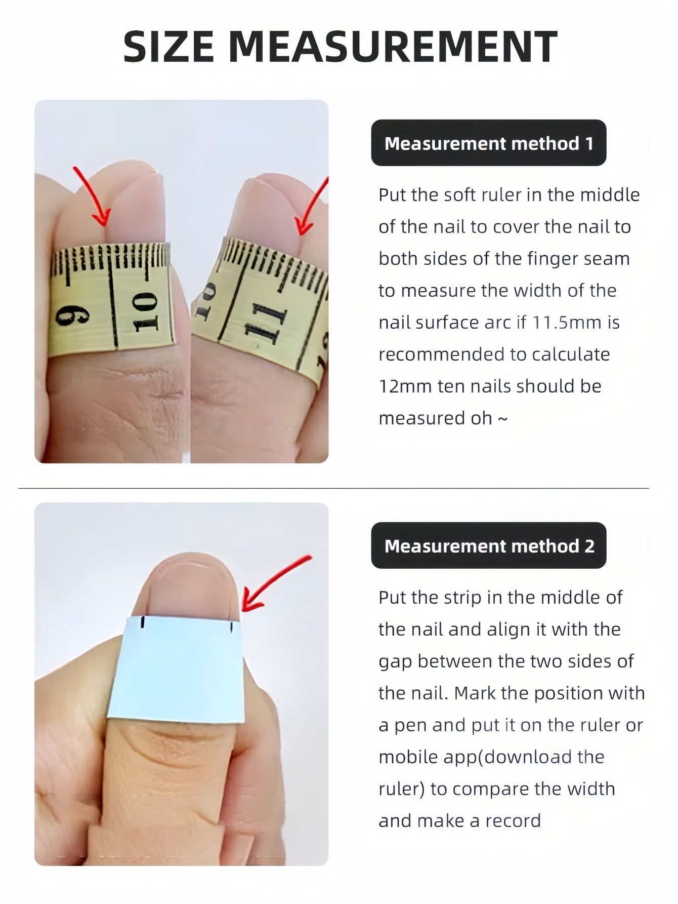 Xs/S/M 사이즈 프렌치 매니큐어 네일 팁 10종 세 - Nail Art Xs 리뷰 및 가격