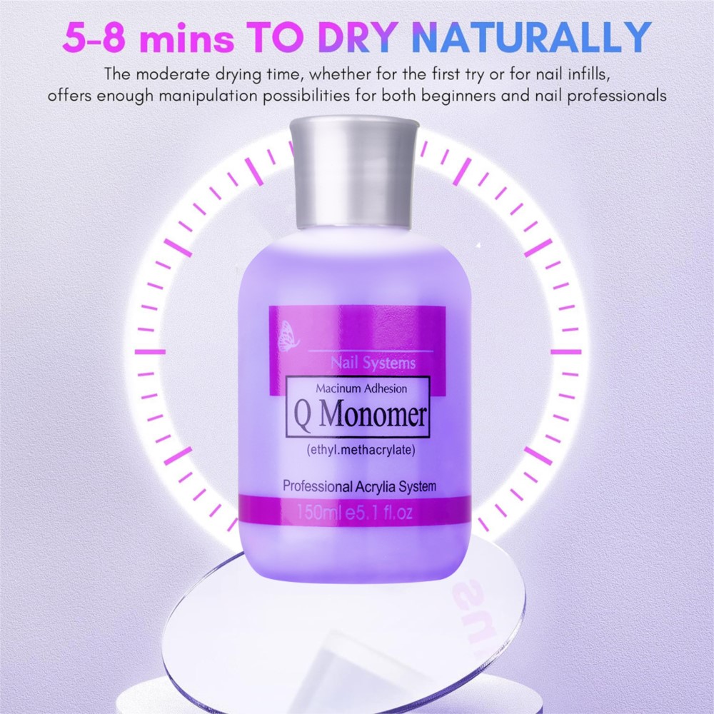 5OZ(150ml) EMA 모노머 네일 아크릴 액체 전 - Nail Art Emas 리뷰 및 가격