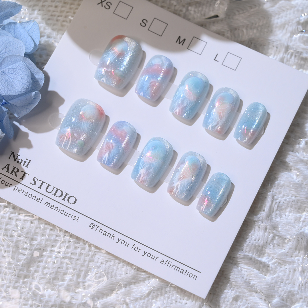 10개 여성용 컬러 드리미 해파리 새 핸드메이드 캣아이 - Nail Art Cat Eye 리뷰 및 가격