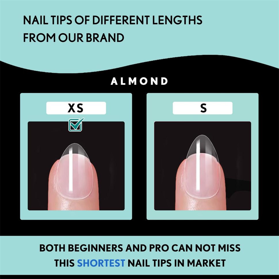 600 PCS 소프트 젤 X 네일 팁 용품, 아크릴 네 - Nail Art Xs 리뷰 및 가격