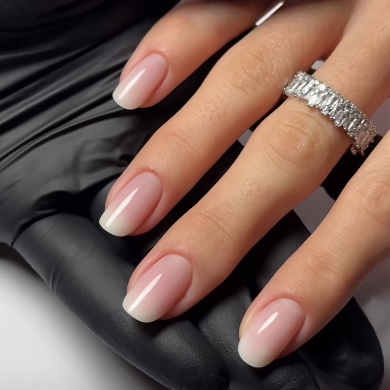 24개 심플 발레 글리터 탈부착 가능한 핑크 그라데이션 - Nail Art Design 리뷰 및 가격
